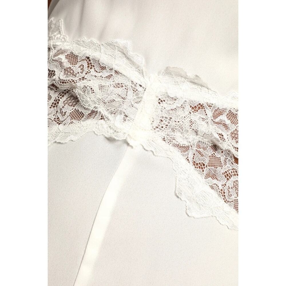 NWT Lulu’s Looks of Lust Ivory Lace Cutout‎ Lingerie Romper - Picture 4 of 6